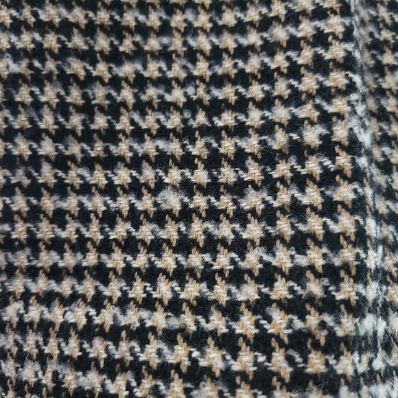 ASTR Houndstooth Wool Blend Cropped Oversized Double Breasted Blazer Jac… - Picture 10 of 16